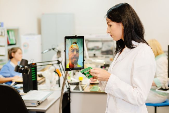 BotEyes robot at manufacturing facility